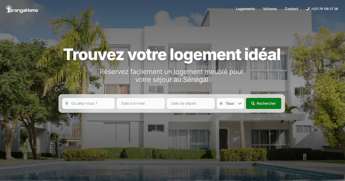 TerangaHome - L'Alternative à Airbnb pour les Pros (Immo & Auto)